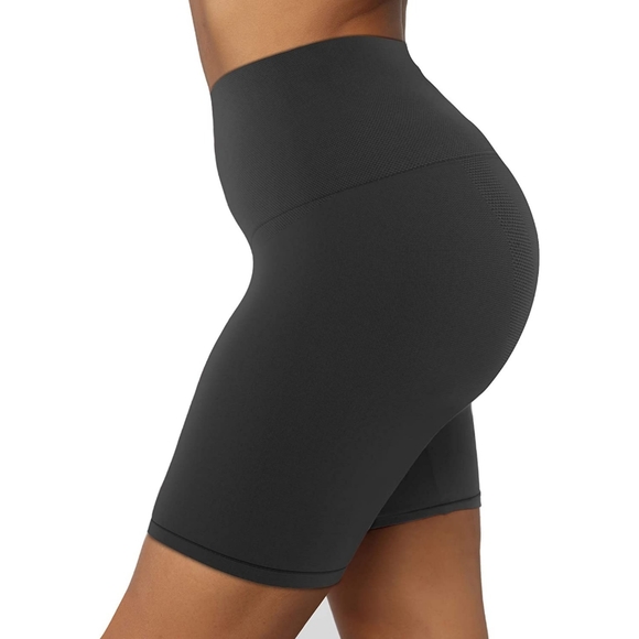 NWT Tummy and Waist Control Black Womens M Lycra Shapewear Shorts - Picture 2 of 6